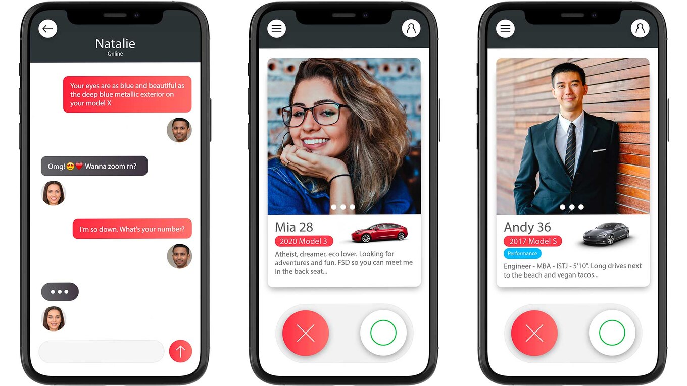 Tesla Dating app